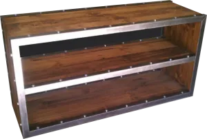 #023 - Modern Industrial Bookcase