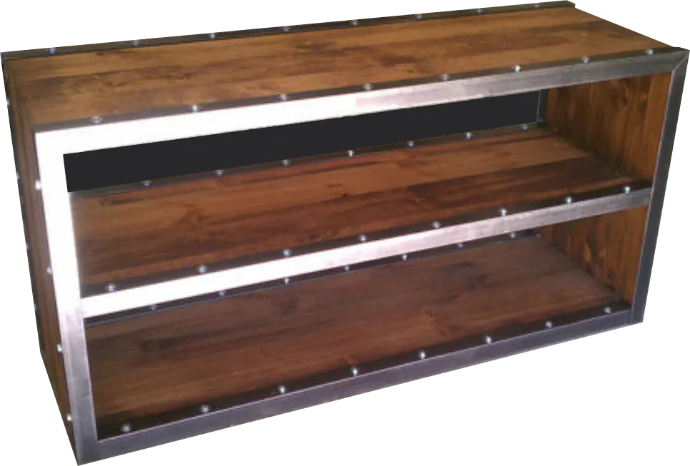 #023 - Modern Industrial Bookcase