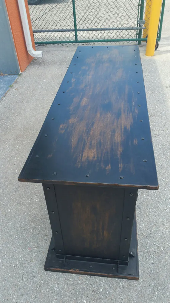 #052 - Industrial Media Console Cabinet "Ashmore"