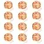 12 Pack Battery Operated Fairy String Lights 7 Feet 20 Led Waterproof DIY Party Wedding Patio Christmas