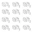 12 Pack Battery Operated Fairy String Lights 7 Feet 20 Led Waterproof DIY Party Wedding Patio Christmas