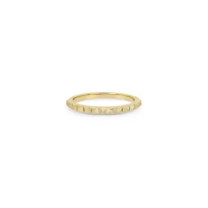 14k Gold Spike Eternity Ring