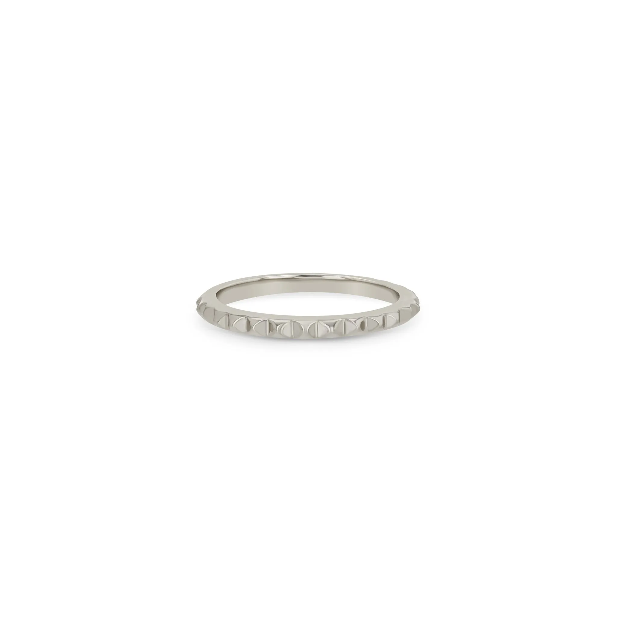 14k Gold Spike Eternity Ring