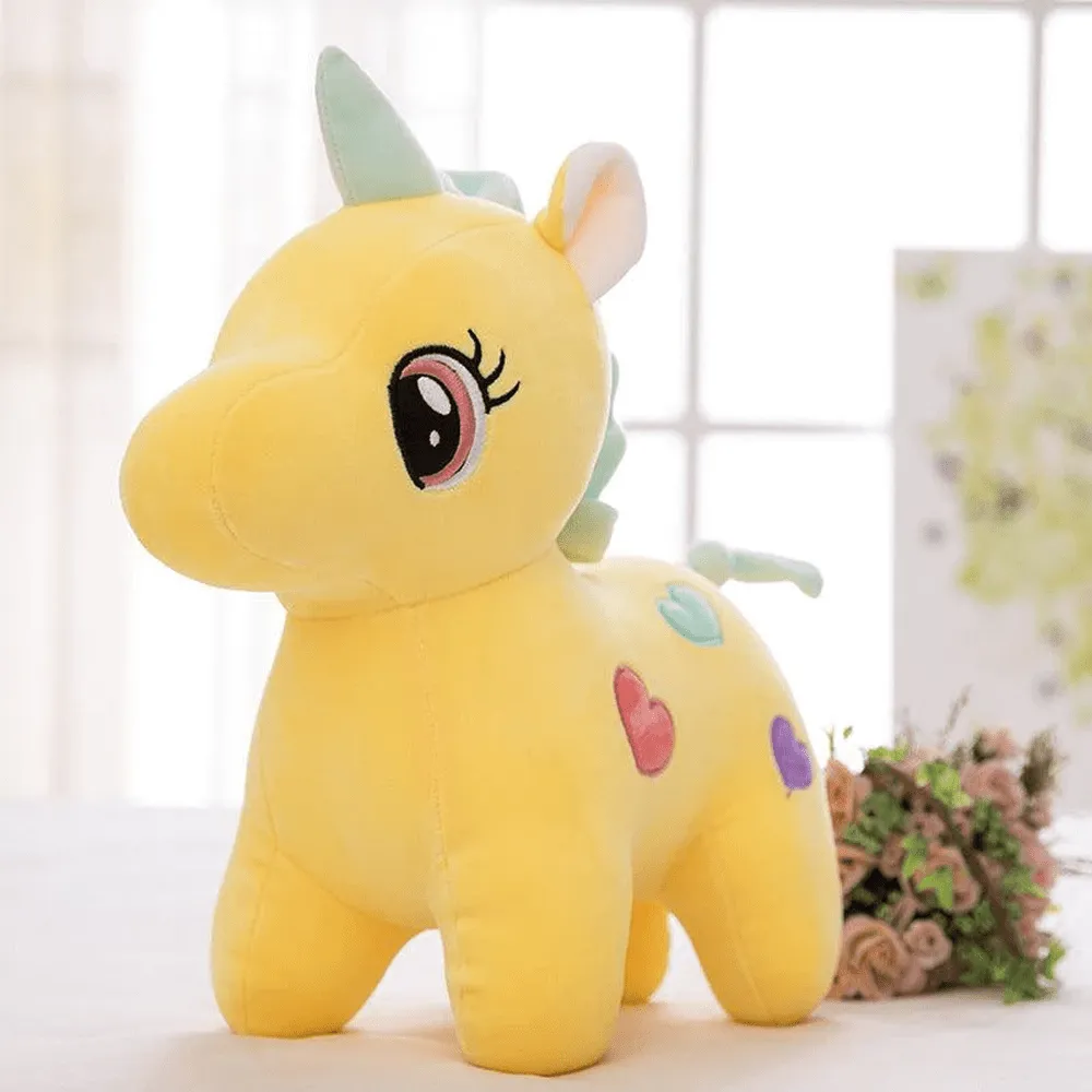 15" Luminous LED Unicorn Fluffy Plush Toy