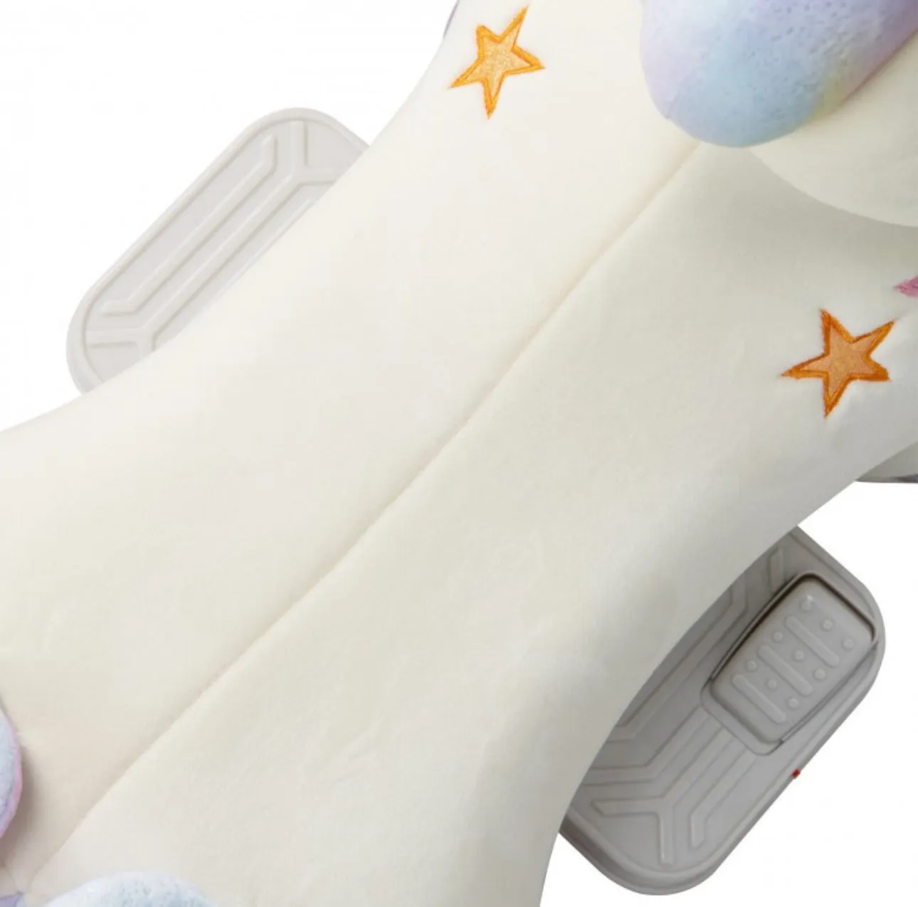2025 Upgraded Adorable Riding Unicorn 6V Kids Ride On Toy / Car | Handle Bars | Music | 10” Seat Height | Up To 5 Kph