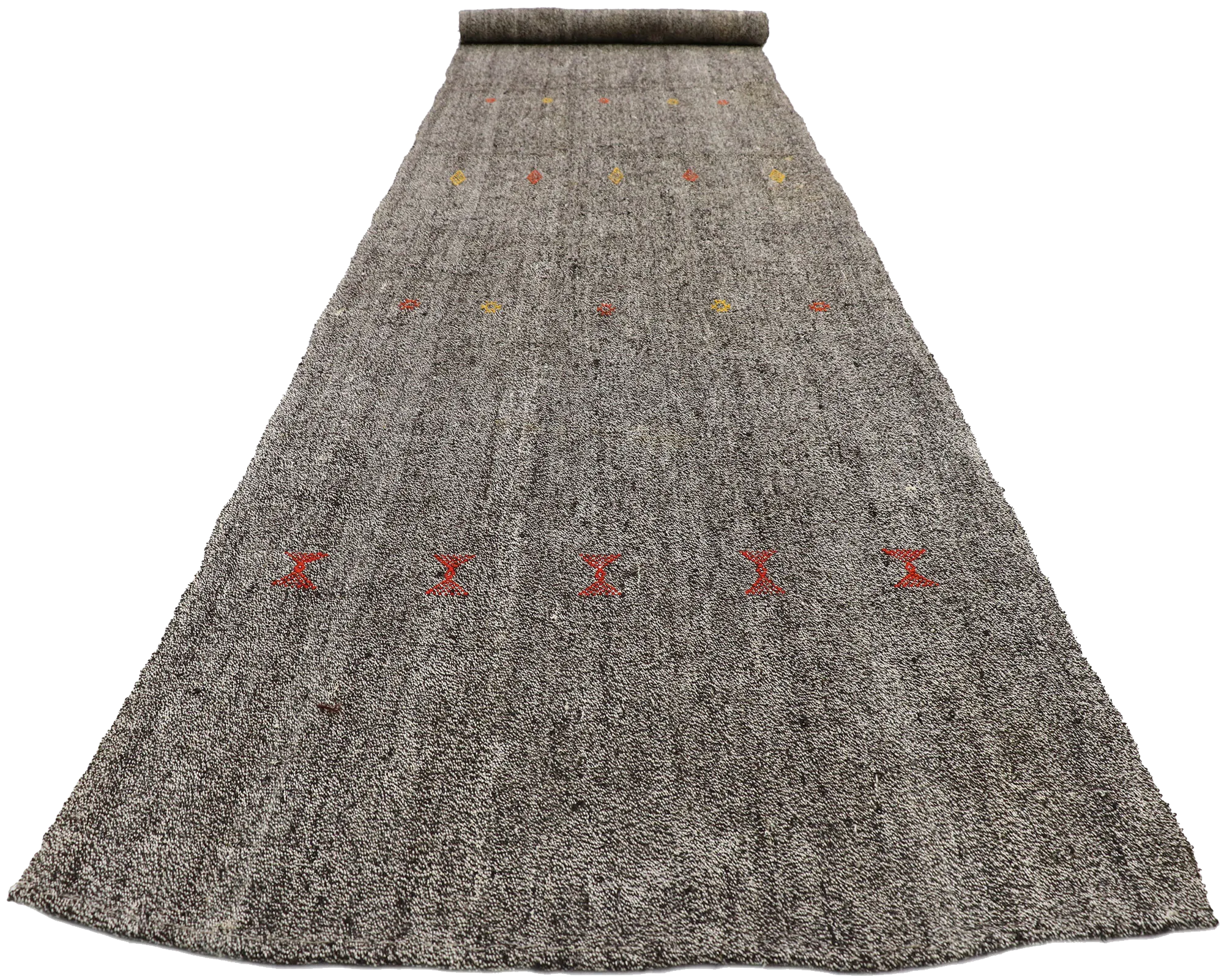 3'5" x 20'11" Vintage Kilim Runner