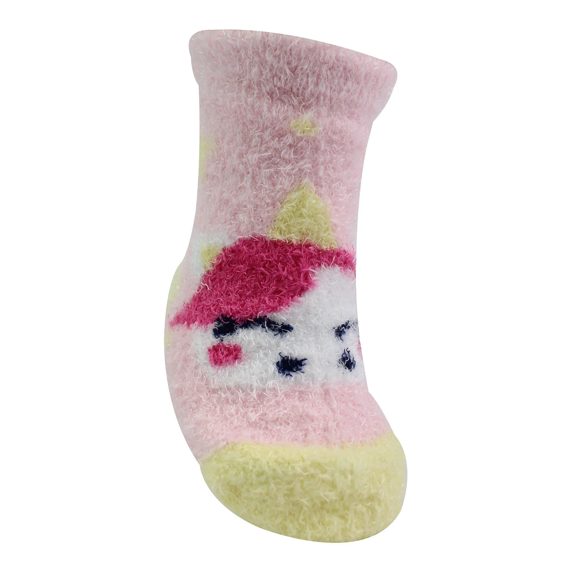 4 Pack Baby Girls Cosy Patterned Socks