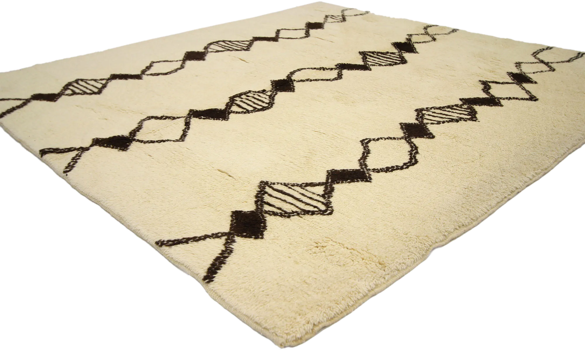 4'7" x 4'9" Vintage Moroccan Rug