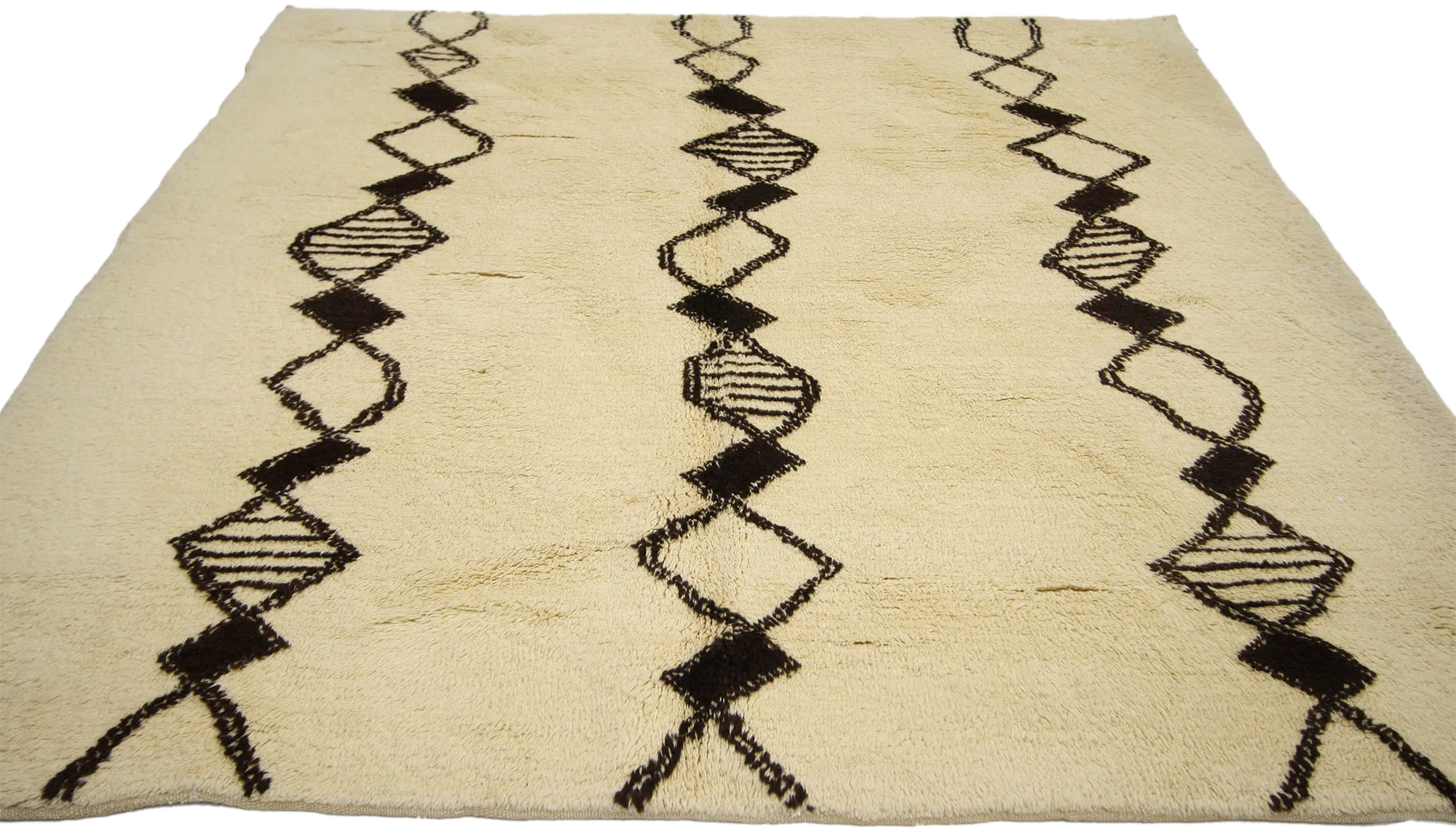 4'7" x 4'9" Vintage Moroccan Rug