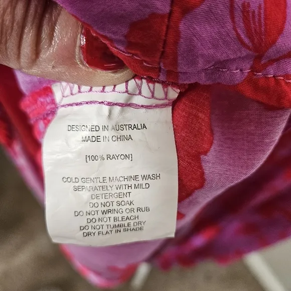 Abel The Label Charlotte Women's Floral Backless Halter Maxi Dress Size M