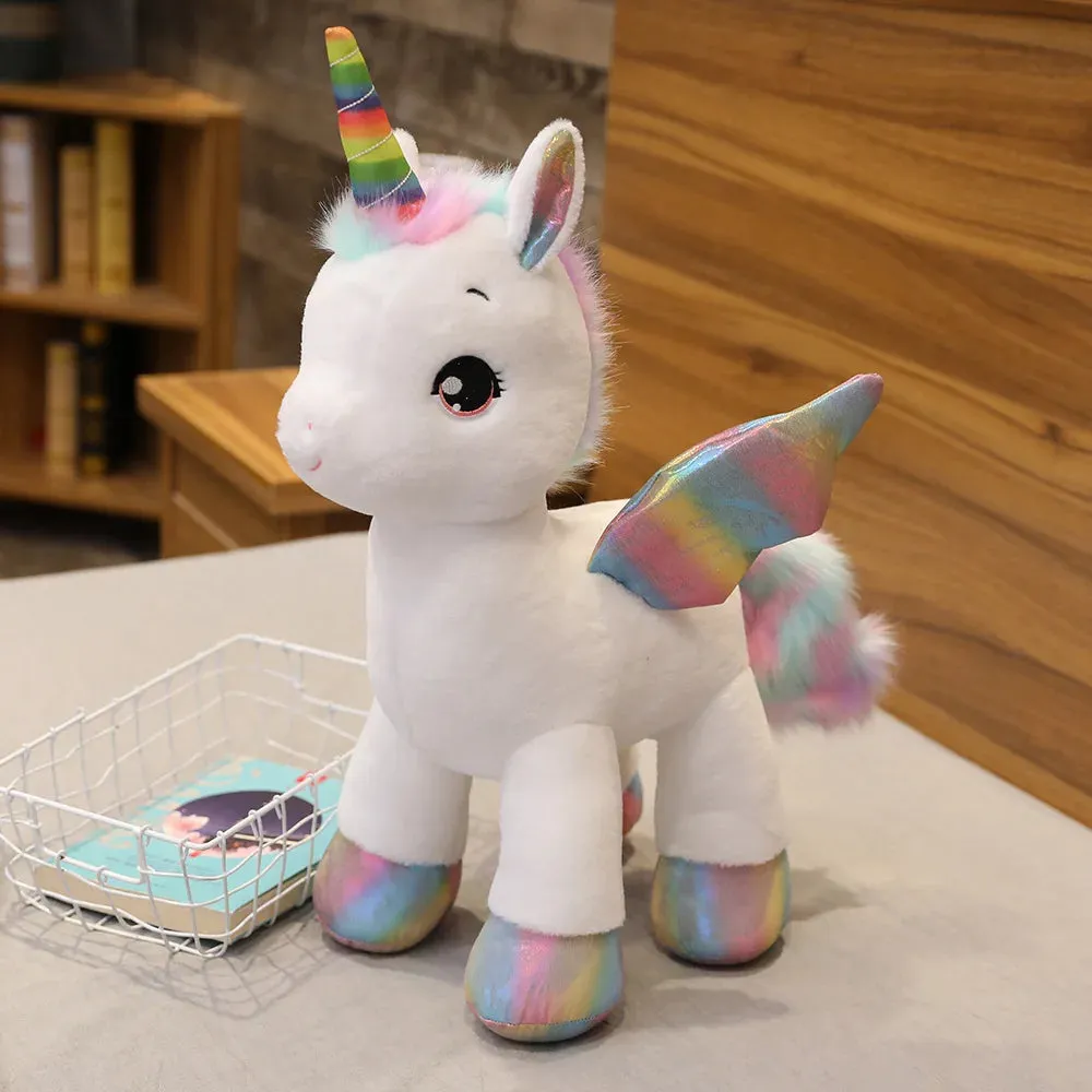 Adorable Kawaii Unicorn Plush 🌈✨ - Soft Pink Horse Dreamy Pillow for Sweet Girls 🎀 | Perfect Gift for Kids & Cozy Home Decor! 🦄💖