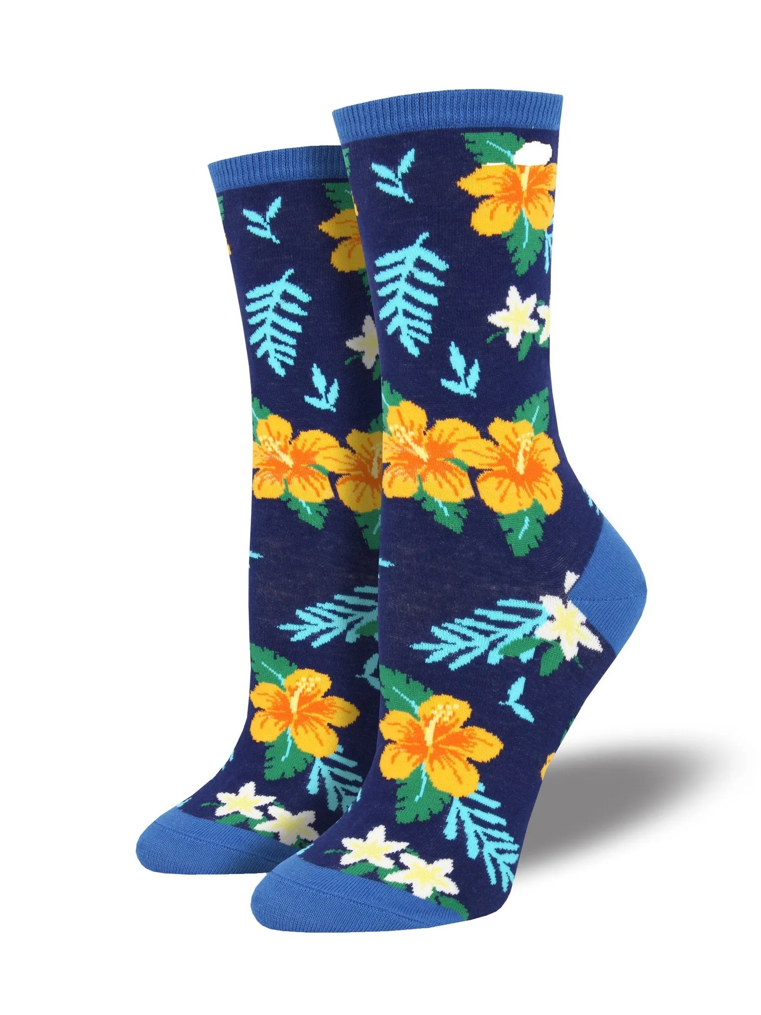 Aloha Floral - Ladies Crew by Socksmith