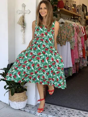 Aloha Palm Dress