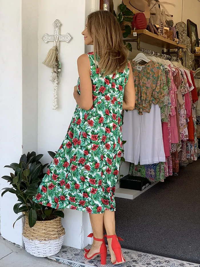 Aloha Palm Dress