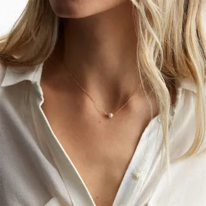 Amanda Dainty Pearl Necklace | Pre-Order