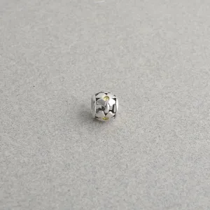B Charm Flower Jeweled