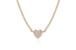 Baby Diamond Heart Necklace