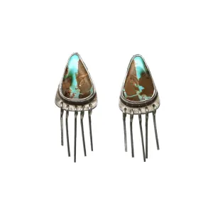 Baby Fringe Studs - Royston Ribbon Turquoise #2