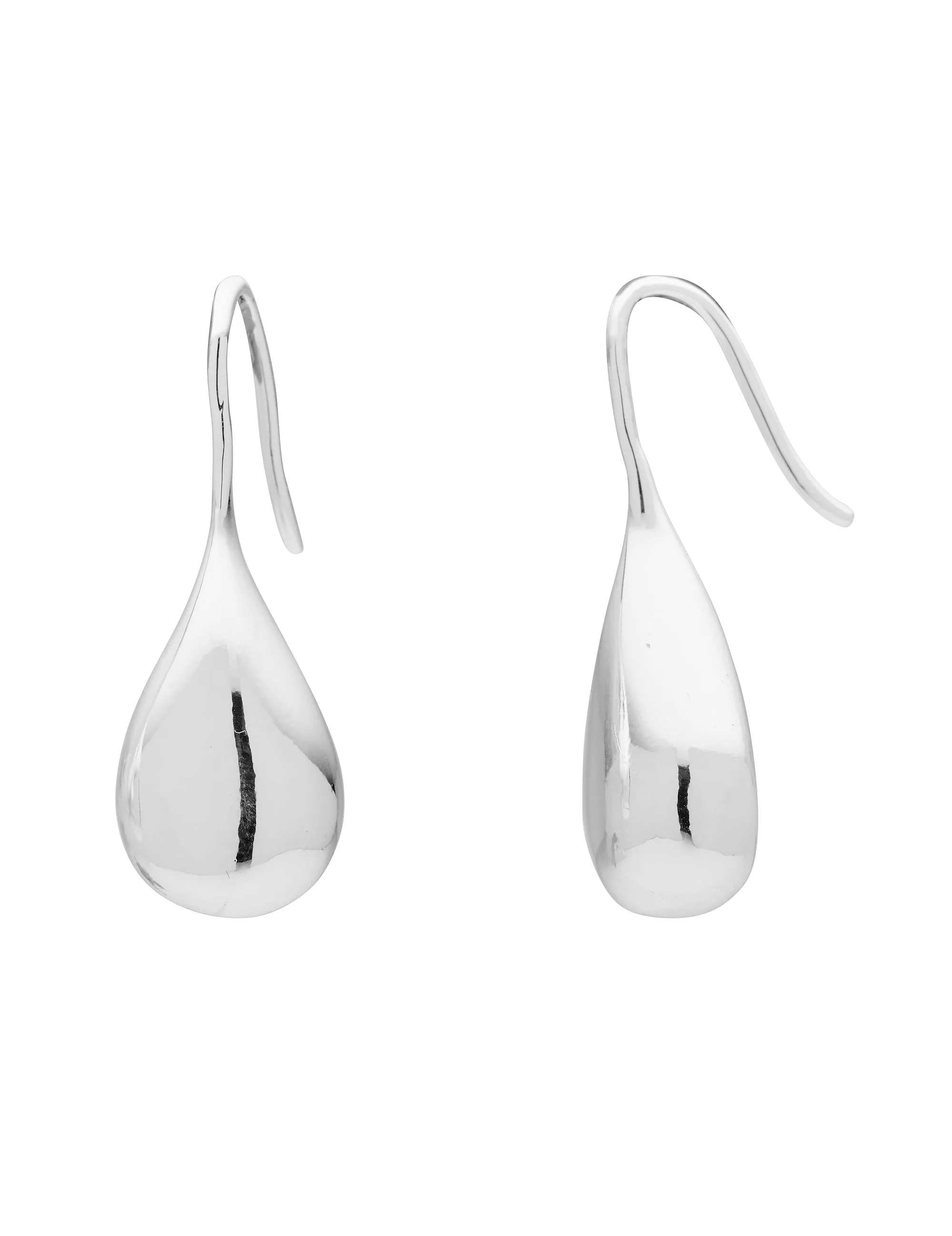 BALL AND TINY PEARL DROP EARRINGS