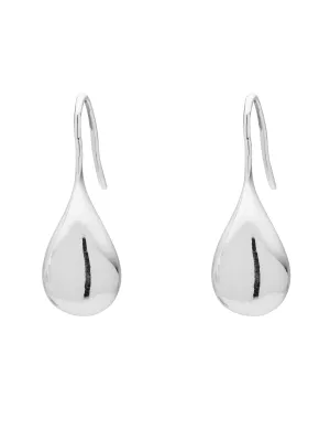 BALL AND TINY PEARL DROP EARRINGS