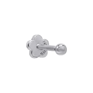 Ball Threaded Stud Earring 14K