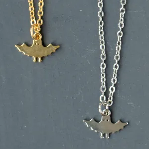 Bat Charm Dainty Necklace