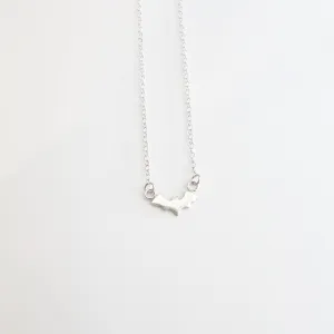 Bat Necklace in Sterling Silver
