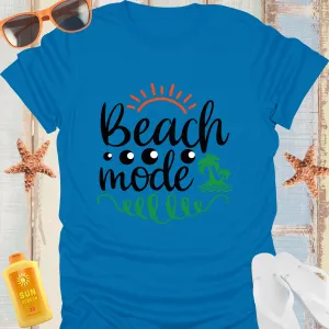 Beach Mode T-Shirt With Tropical Getaway Vibes