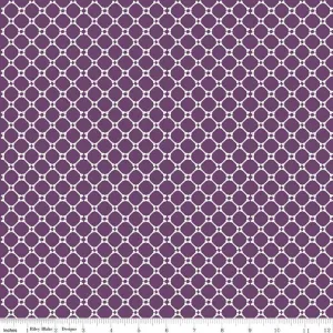 Beggar's Night Purple Bones Fabric Yardage