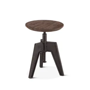 Carnegie Adjustable Stool - Bandsaw Teak