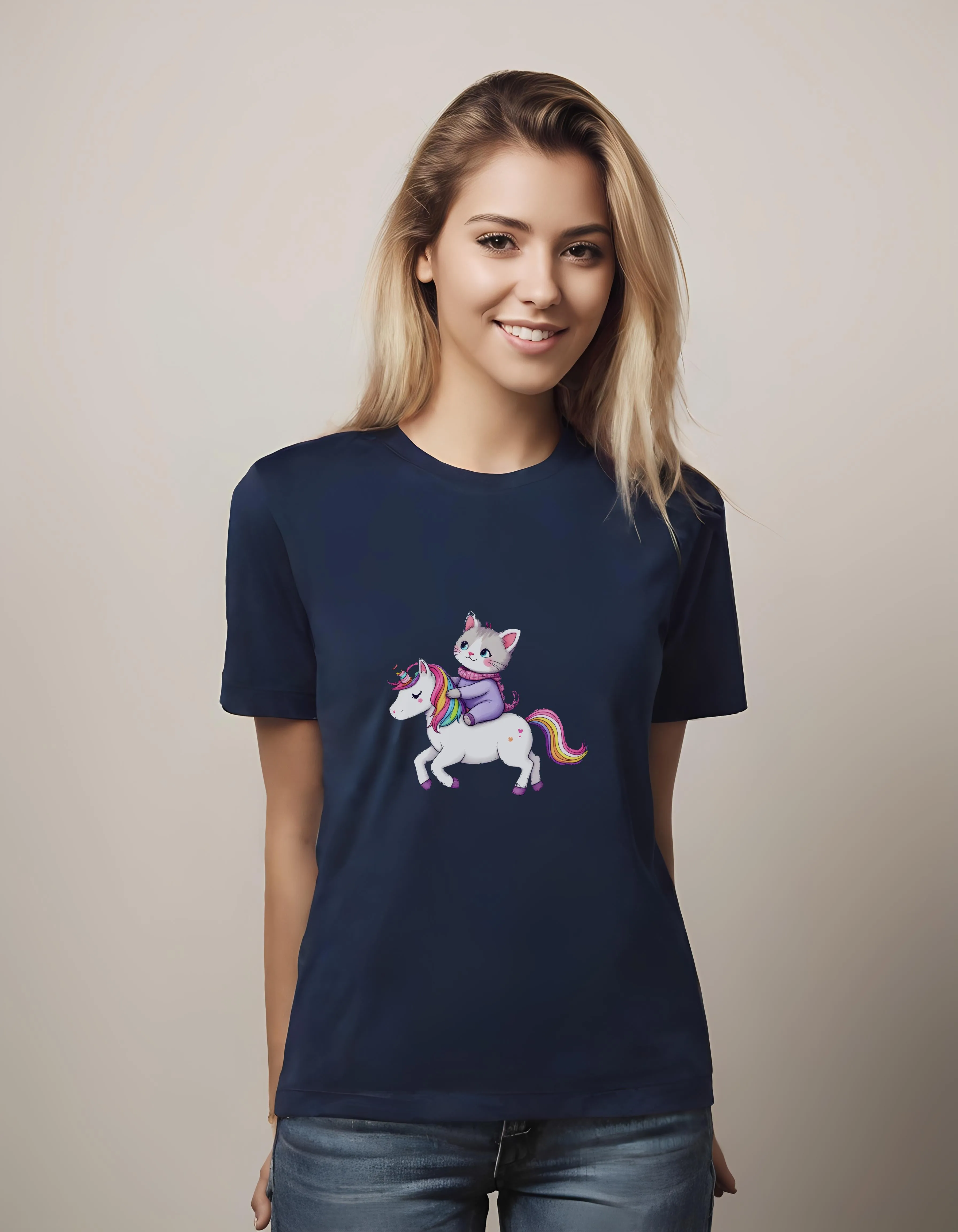 Cat and Unicorn Adventure | Classic T-Shirt (Unisex)
