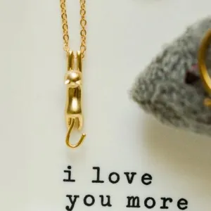 Cat Hanging Necklace