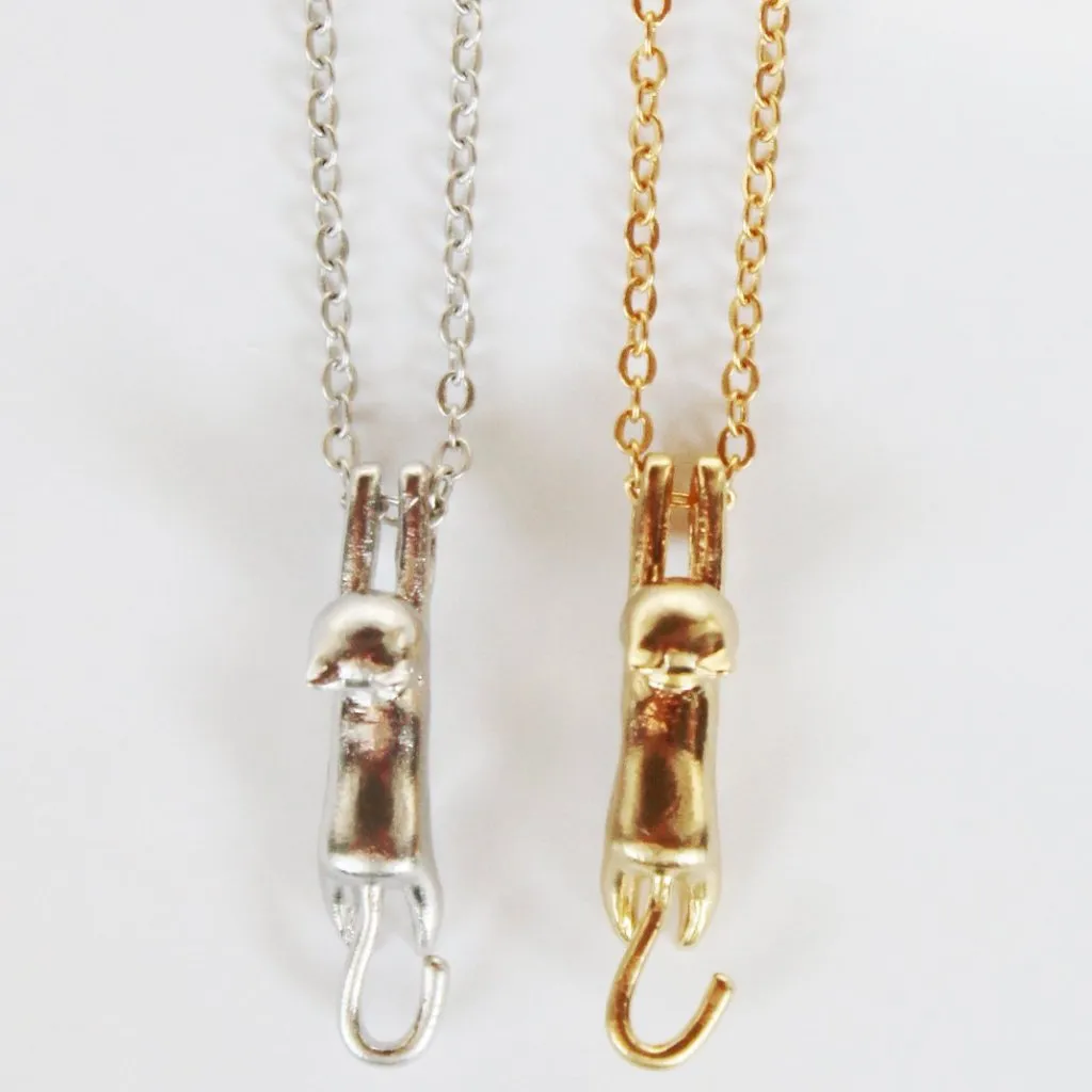 Cat Hanging Necklace