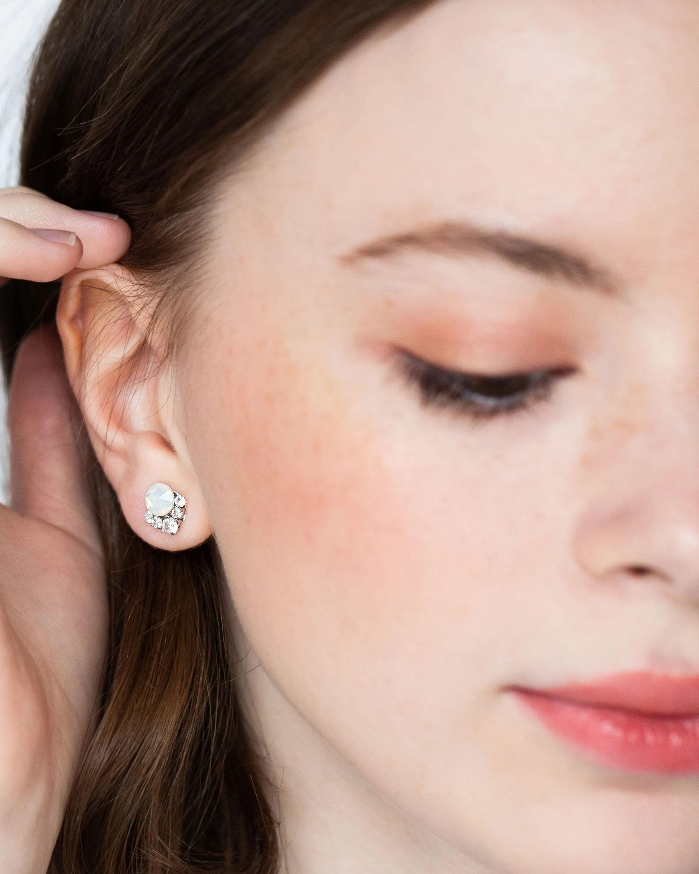 Celestial Crystal Cluster Earrings
