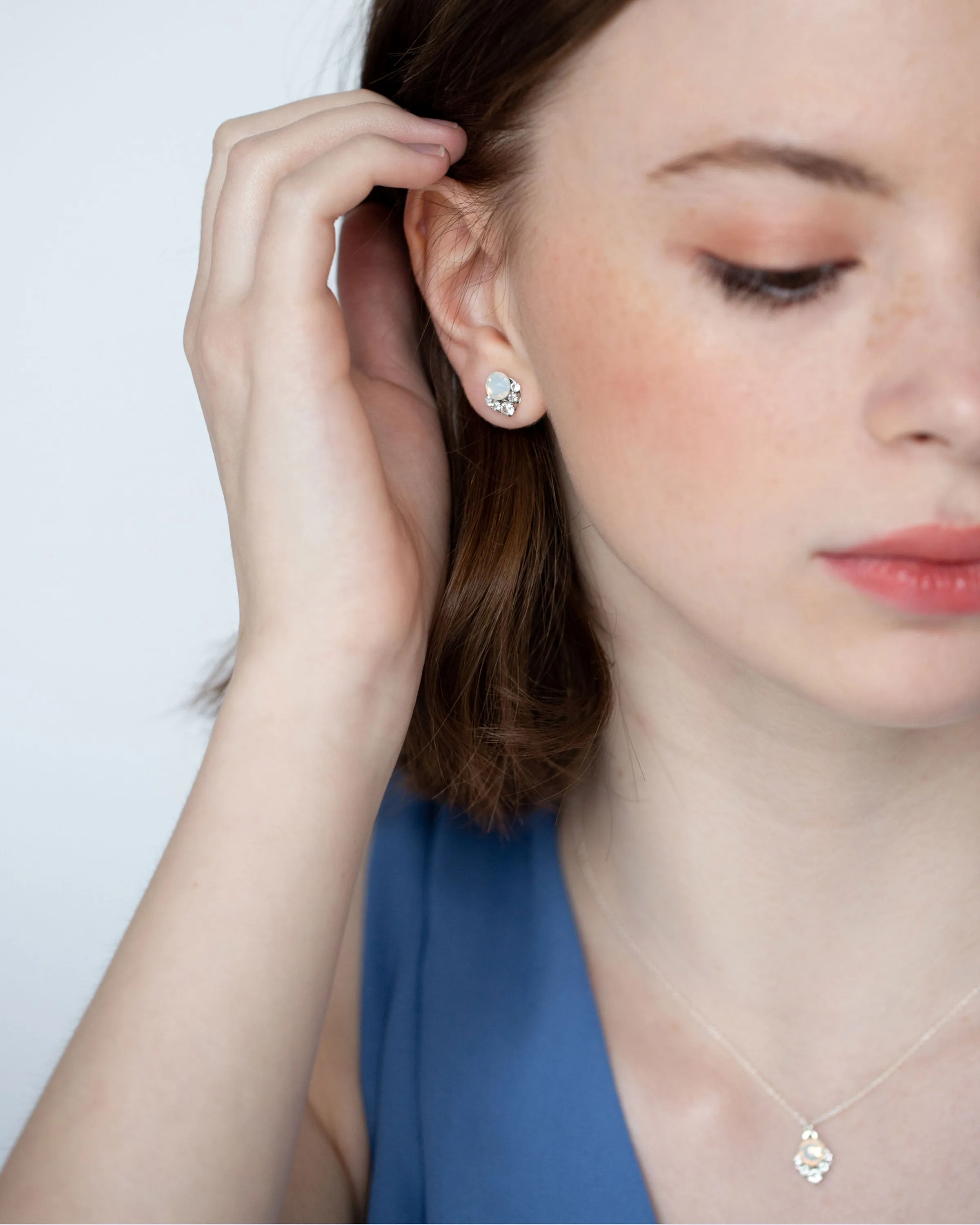 Celestial Crystal Cluster Earrings