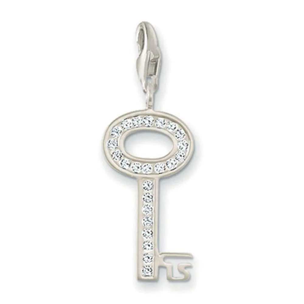 Charm 0010 Clear Zirconia Key