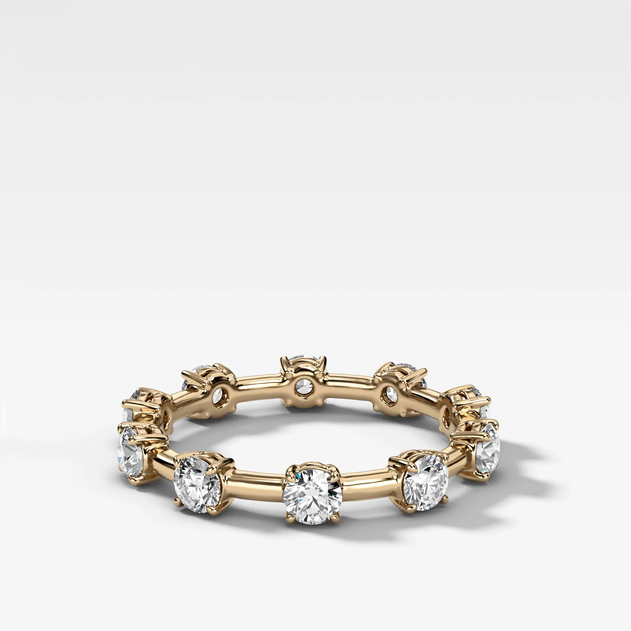 Claw Diamond Band: Jumbo Spaced Eternity Band