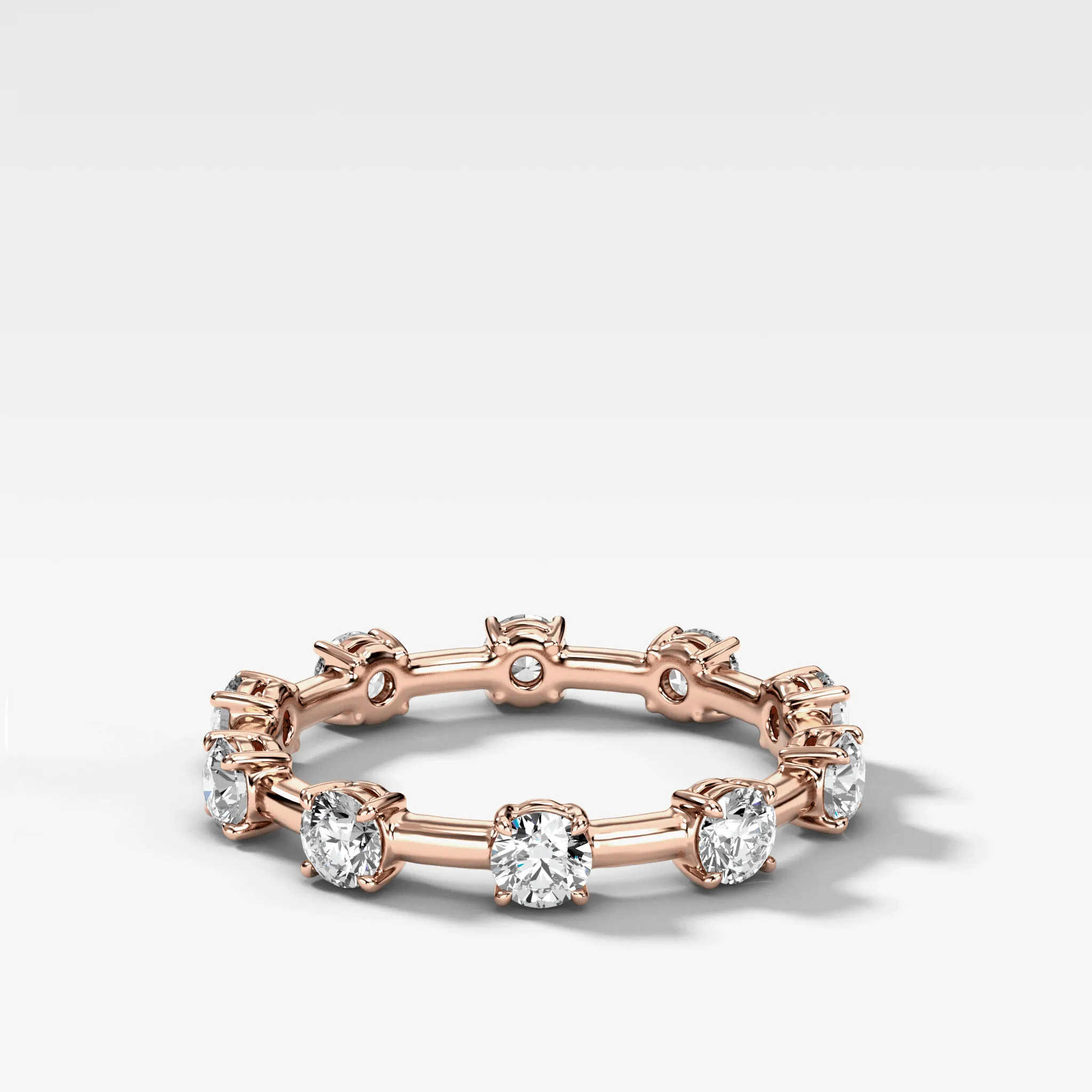 Claw Diamond Band: Jumbo Spaced Eternity Band