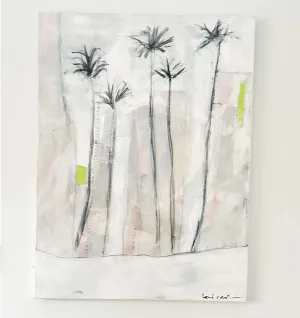Cocktails at Sunset Original Painting by Kerri Rosenthal