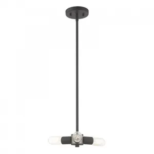 COPENHAGEN 3 LIGHT MINI CHANDELIER, BLACK