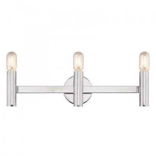 Copenhagen 3 Lt Polished Chrome ADA Bath Vanity