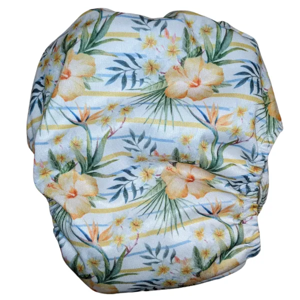 Couche à poche nouveau-né - Taille unique - Tropical Hibiscus - MiniHip