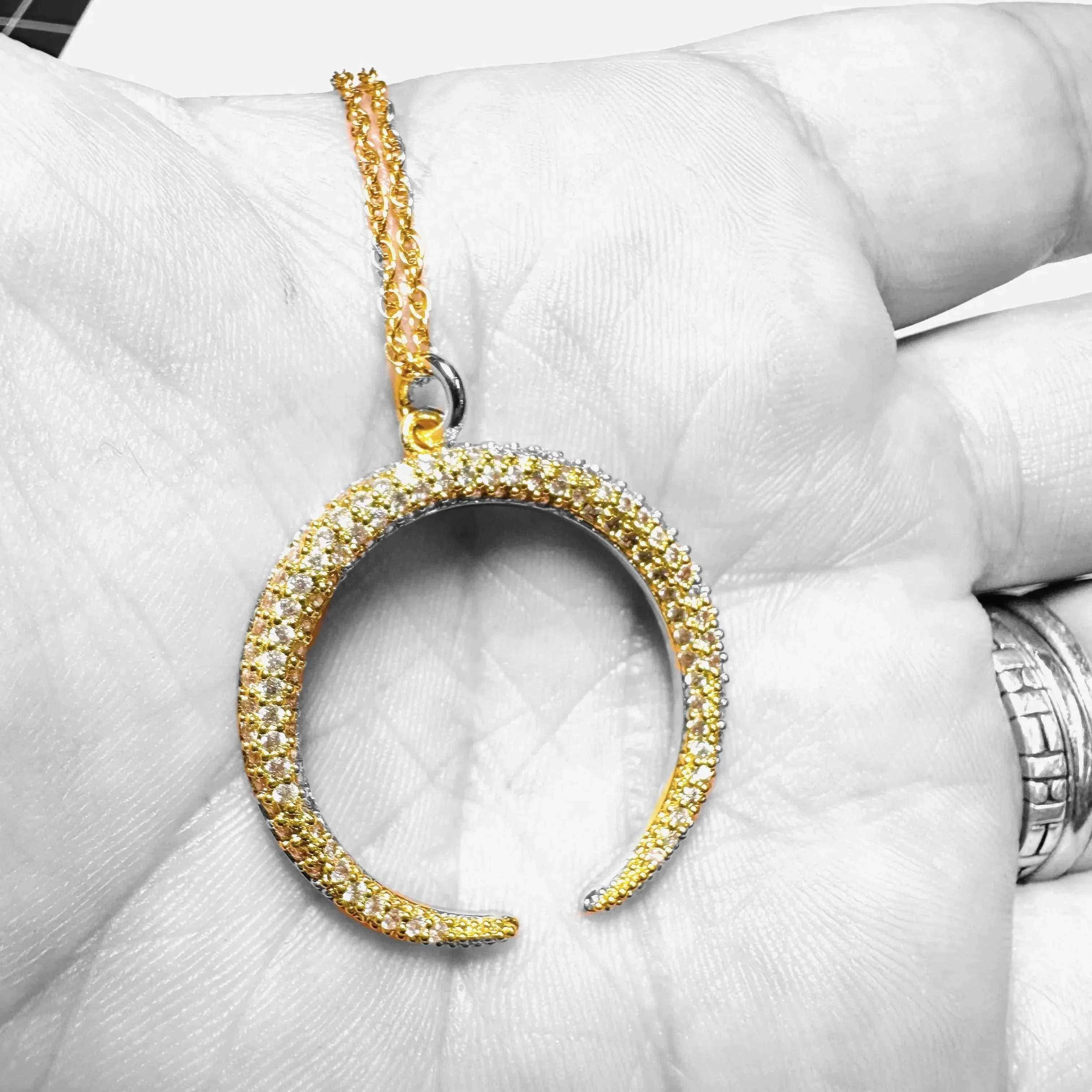 Crescent Moon Necklace-