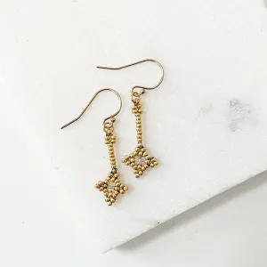 Crystal Woven Earrings-