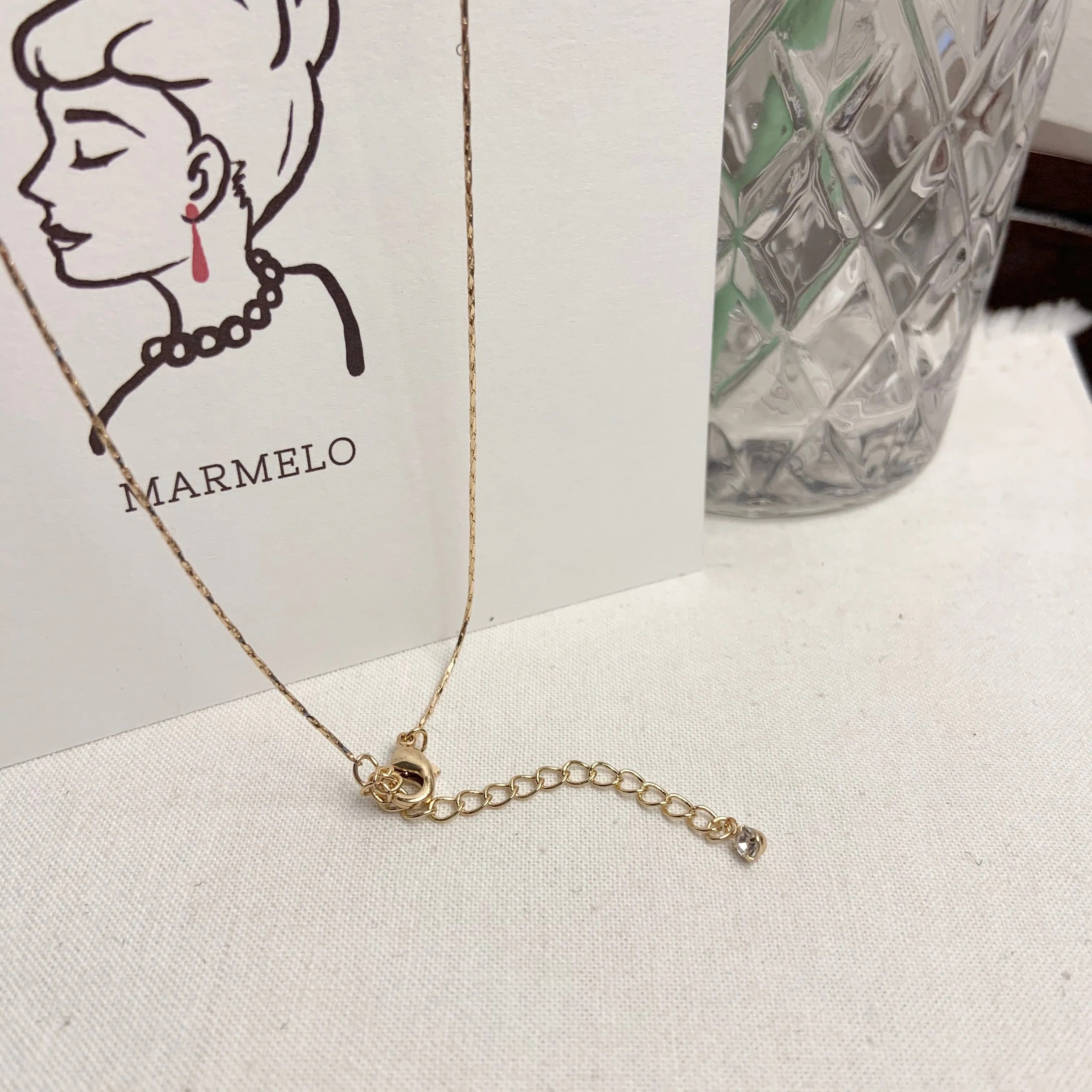 Dainty Bridal Freshwater Cultured Pearl Y Necklace