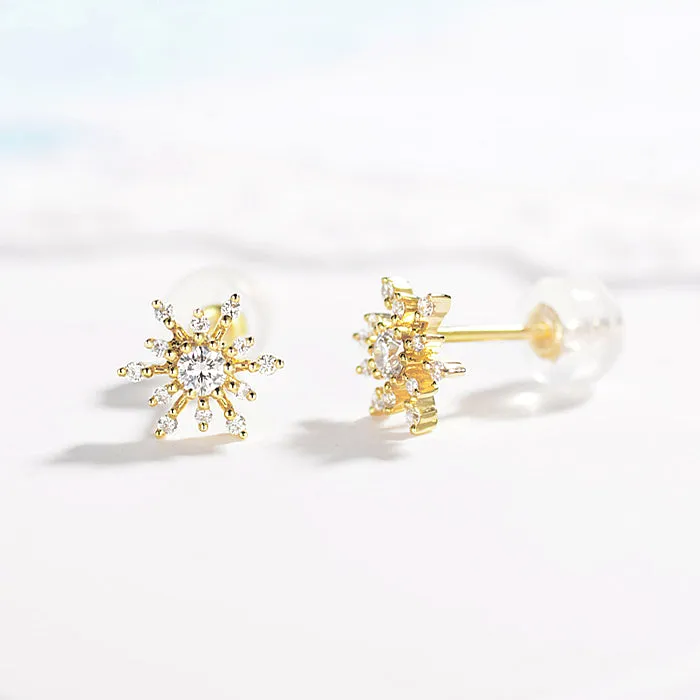 Dainty Flower Stud Earrings
