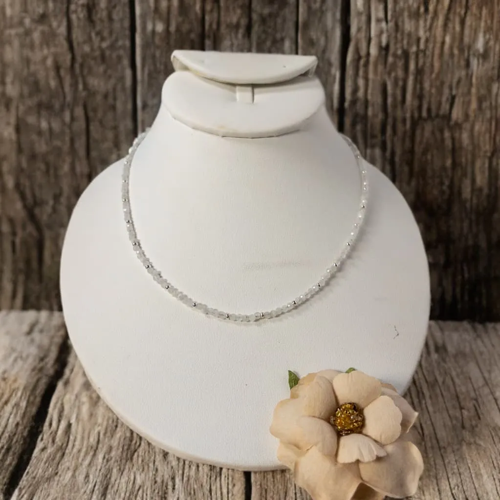 Dainty Moonstone Necklace