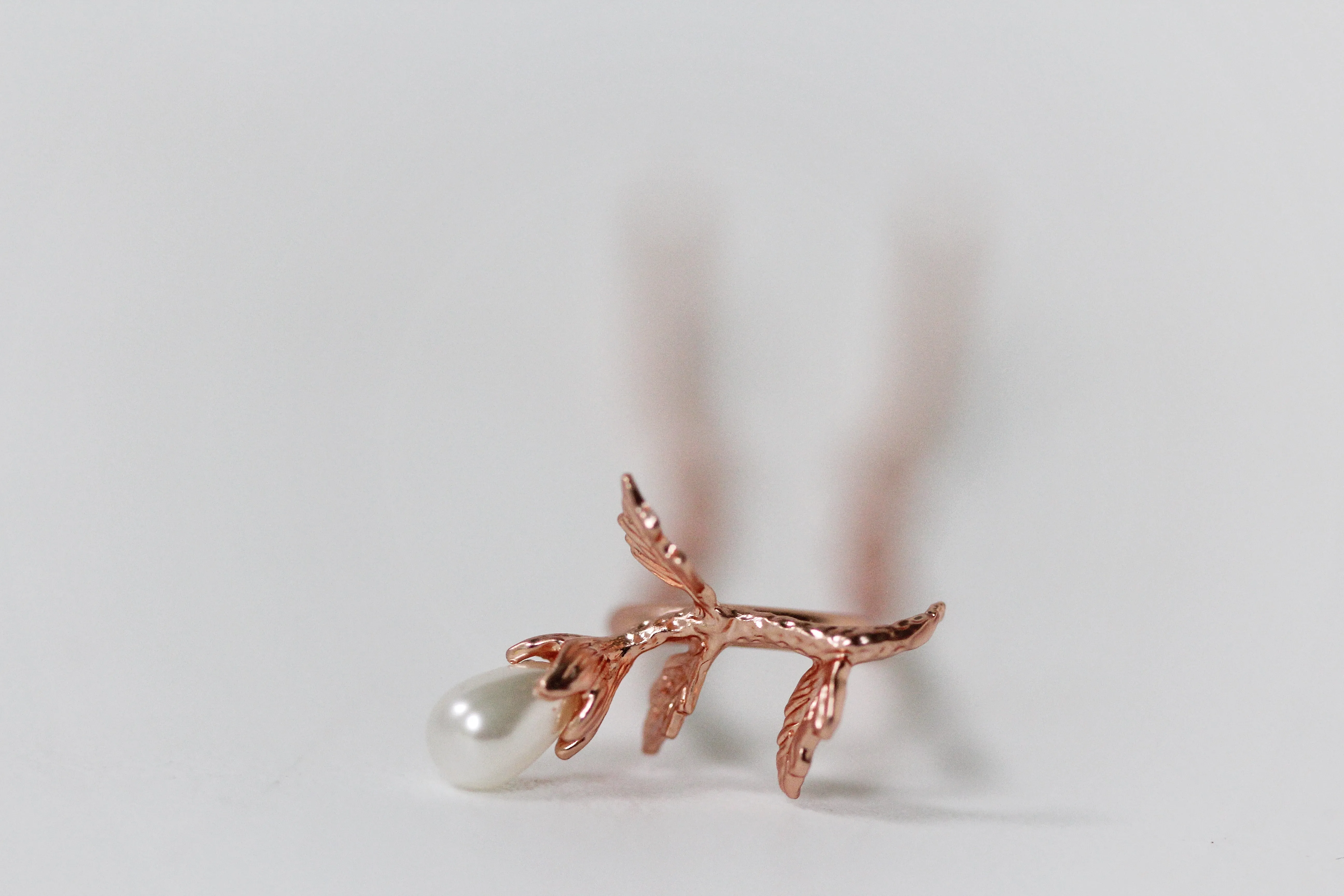 Dainty Rose Hair Prong