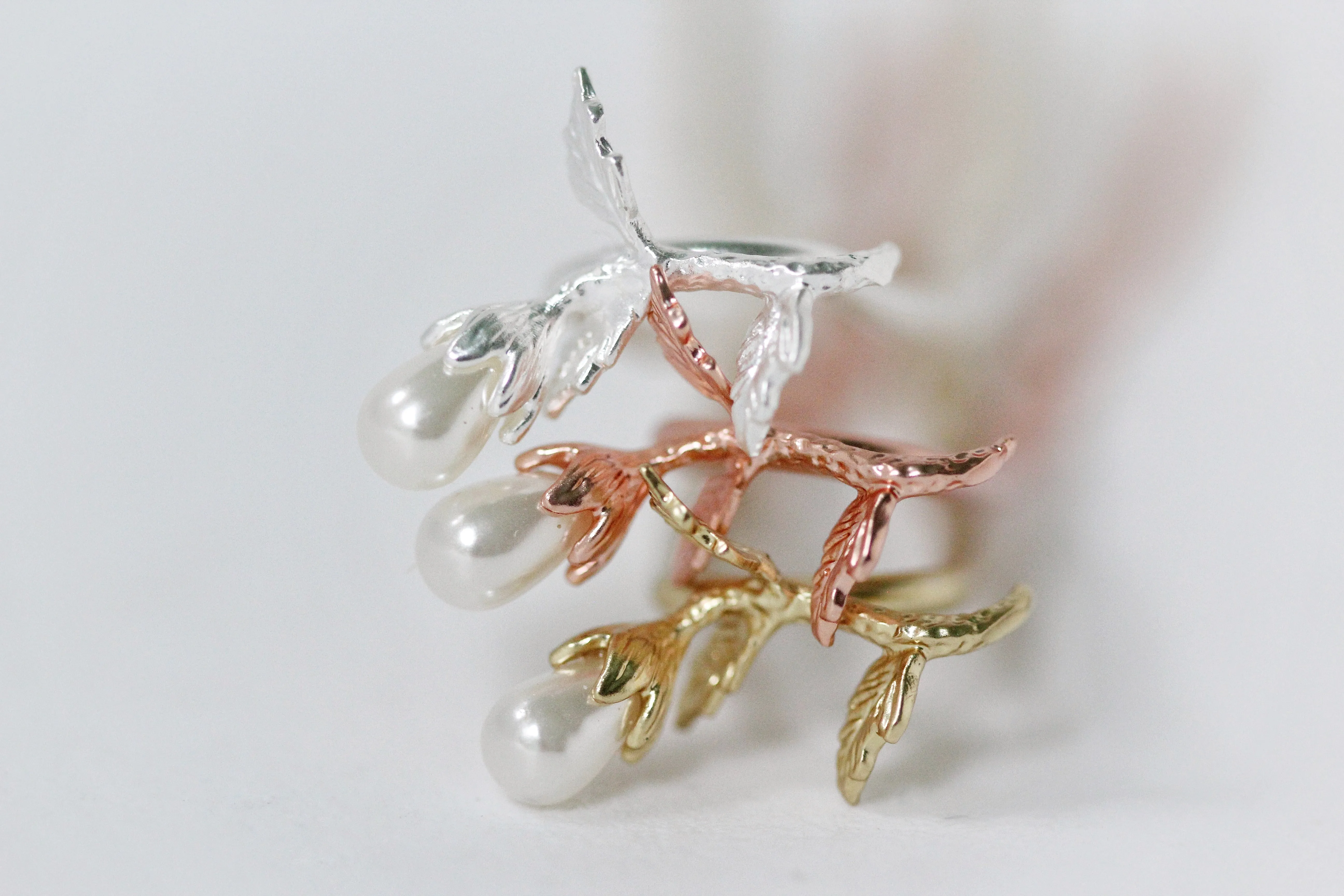 Dainty Rose Hair Prong