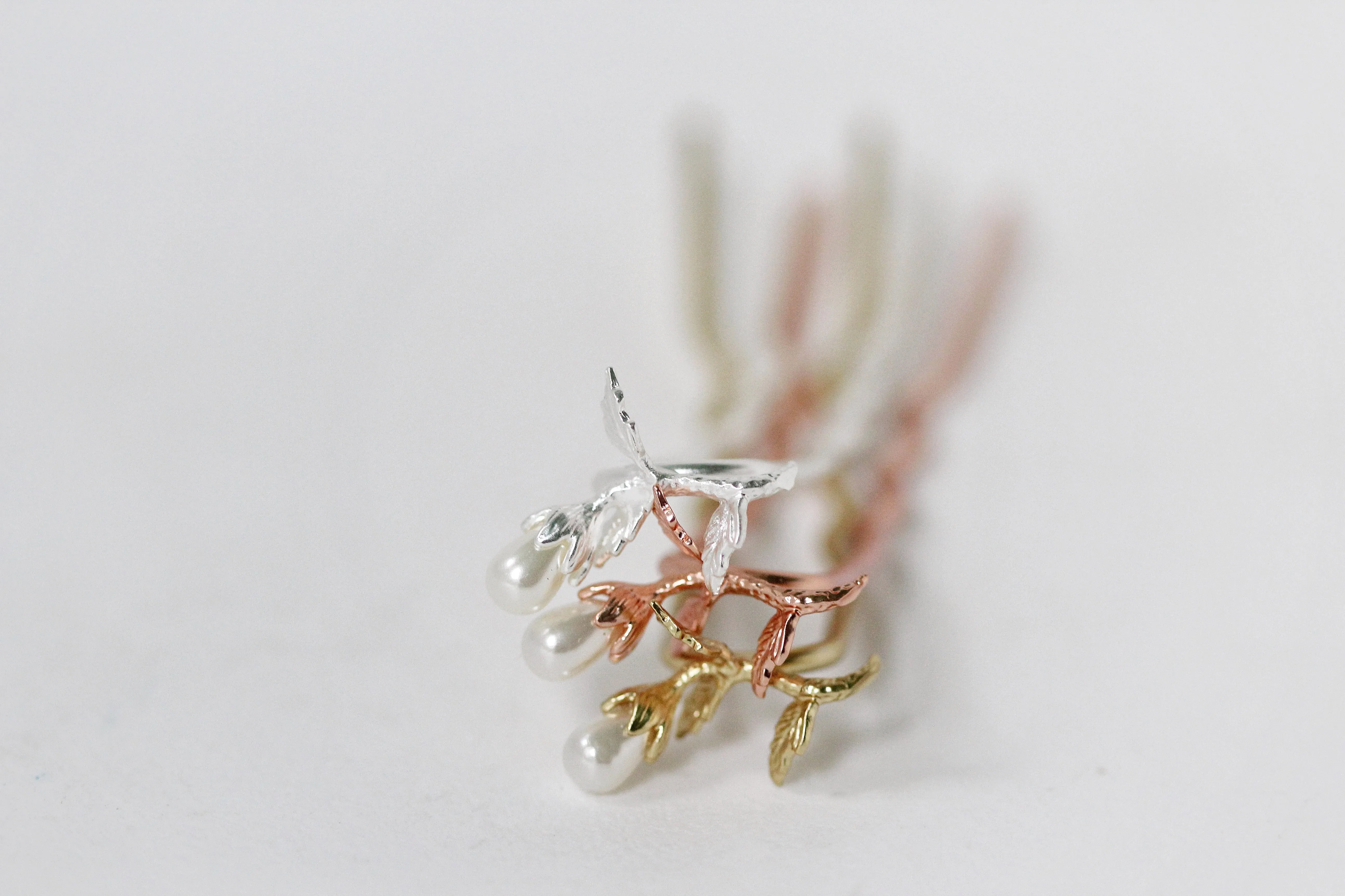 Dainty Rose Hair Prong